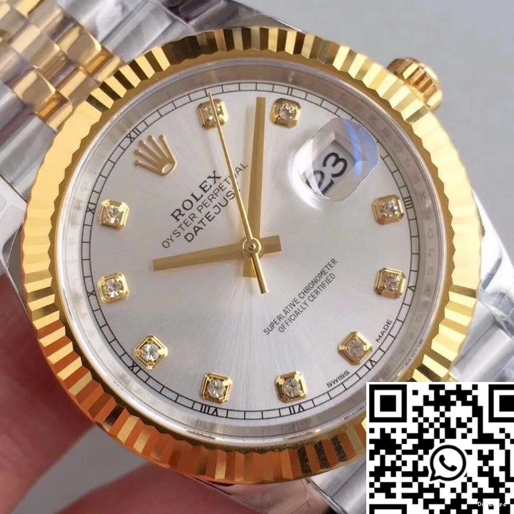 Datejust EW Factory Rhodium II 116333 41MM Dial Rolex 0420